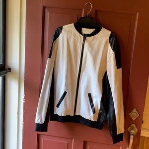 Faux Leather Motorcycle jacket